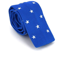 Cravatta a pois stelle blu