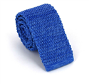 Cravatta a pois mélange blu