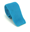Cravatta a Punto Liscio Blu Turchese