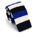 Cravatta a righe a pois tricolore