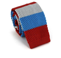 Cravatta a righe tricolore