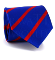 Cravatta a Righe Blu Navy