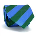 Cravatta a righe blu e verde