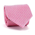 Cravatta a rombi rosa