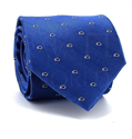 Cravatta in seta Paisley blu