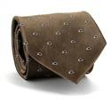 Cravatta in seta Paisley Ocra