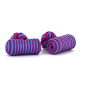 Gemelli a barile blu e fucsia
