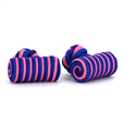 Gemelli a barile rosa, viola e blu