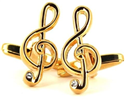Gemelli Chiave di Violino Dorati