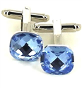 Gemelli con cristalli blu