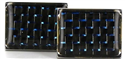 Gemelli smaltati nero bluastro