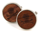 Gemelli in Legno Teschi