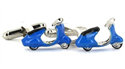 Gemelli Moto Scooter Vespa Blu