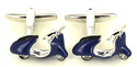 Gemelli Moto Scooter Vespa Blu Navy