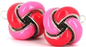 Gemelli Nodi Rosa e Fucsia