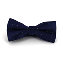 Papillon Blu Scuro a Pois Luminosi