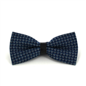 Papillon Cheviot a Quadri Blu