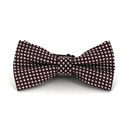 Papillon Croci Granato e Argento