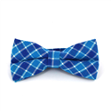 Papillon a Quadri Blu e Blu Scuro