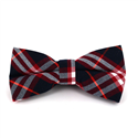 Papillon a Quadri Scozzesi Blu Scuro