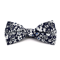 Papillon Fiori Blu Navy