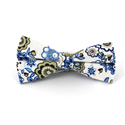 Papillon Fiori Bianco e Blu