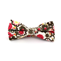 Papillon Fiori Bianco e Rosso