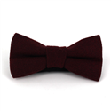 Papillon in Lana Liscia Bordeaux