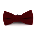 Papillon in Lana Liscia Bordeaux