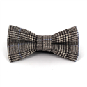 Papillon in Lana Pied de Poule Marrone