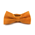 Papillon in camoscio giallo liscio