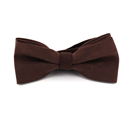 Papillon in camoscio marrone liscio