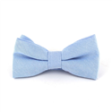 Papillon liscio Oxford Blu Chiaro