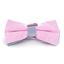 Papillon tinta unita Oxford Rosa e Blu