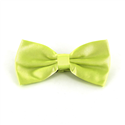 Papillon liscio in raso giallo limone