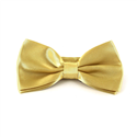 Papillon in Satin Giallo Oro