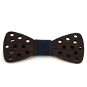 Papillon in Legno con Piccoli Fori