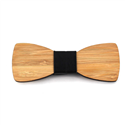 Papillon in Legno di Bambù e Pelle