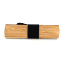 Papillon in Legno di Bambù e Pelle