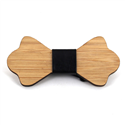 Papillon in Legno di Bambù e Pelle