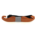 Papillon in Legno con Baffi