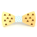 Papillon in Legno Teschi