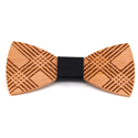 Papillon in legno a quadri
