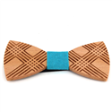 Papillon in legno a quadri