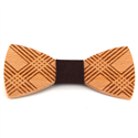 Papillon in legno a quadri