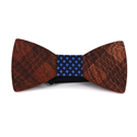 Papillon in Legno a Quadri