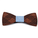 Papillon in legno a quadri