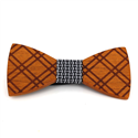 Papillon in Legno a Quadretti