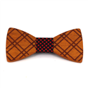 Papillon in Legno a Quadri