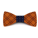 Papillon in Legno a Quadri